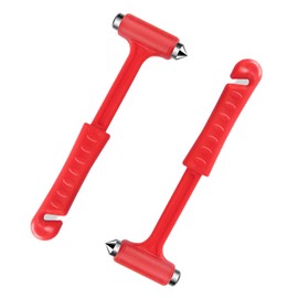 WanFengXue 2Pcs 2-in-1 Car Window Breaker 15.5cm Multi-Function Emergency Escape Tool with Emergency Seat Belt Cutter and Window Breaker Life-Saving Quick Escape from Your Car in an Emergency