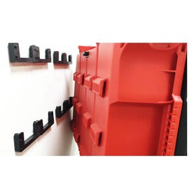 JILINWEI Wall Hanger for Milwaukee Packout,8 Pcs Mounting Cleats Compatible with Packout Tool Box Storage System,Black