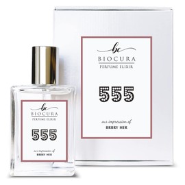 BIOCURA BC Perfume 555 Inspired by Brbry Her For Women Replica Fragrance Dupes Eau de Parfum Spray Bottle 1.7 Fl Oz/50ml-X1