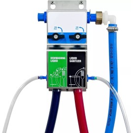 POPS Dual Kitchen Sink Proportioner,  W/Elastic Gap, 8088E