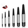 Extractor, 6-piece Set, Reverse Tap for Pipes, High Carbon Steel