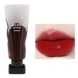 Water Lip Glaze High Gloss Hidratante Sexy Red Lip Tint Lipstick Maquillaje Color Duradero Taza Antiadherente Brillo de Labios