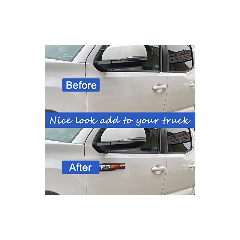 3D Emblem Badge Nameplate Compatible with TRD Sport Left and