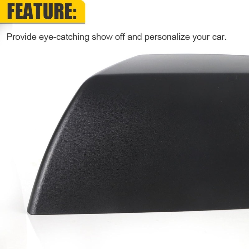 RACBOX Texture Black Driver Side Mirror Cover Cap Replacement Compatible