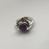VIE Vintage Bali Sphere Ring, Amethyst