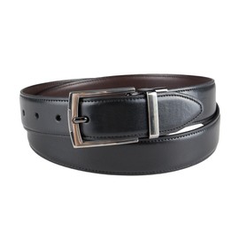 Dockers Men's Reversible Belt, Black/Brown, Medium (34-36)