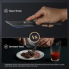CuoCreate Steak Knives Set of 6, 4.7 Inch Dishwasher Safe