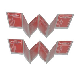 MARSHAL® WALLET INSERTS SET OF 2 ACCORDION STYLE CARD PICTURE HOLDER RARE