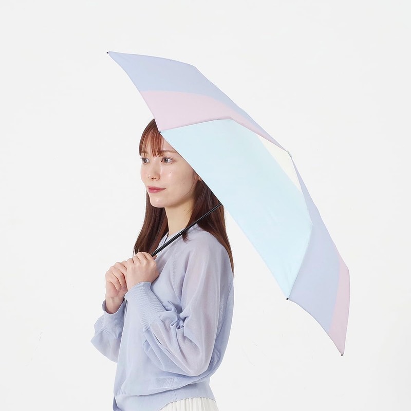 Nifty Colors 1710BL Folding Umbrella, Panel Color Slender Mini