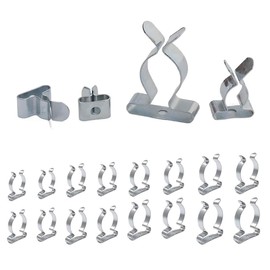 16Pcs Tool Holder, Tool Spring Terry Clips, Garage Shed Storage Grip, 13/16/19/ 25mm Wall Mounted Tool Spring Terry Clips for Garages Sheds Yards Cupboards