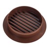 Brown 100mm / 4 inch Round Air Vent Grill Cover,
