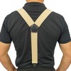 MELOTOUGH Airport Friendly Suspenders,NO buzz Plastic Clip 1.5 inch Fully