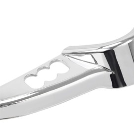 Bid4ze Motorcycle Chrome Batwing Dash Button Switch Panel Accent Cover Fit for Harley Touring Electra Glide Street Glide Tri Glide 2014-2023