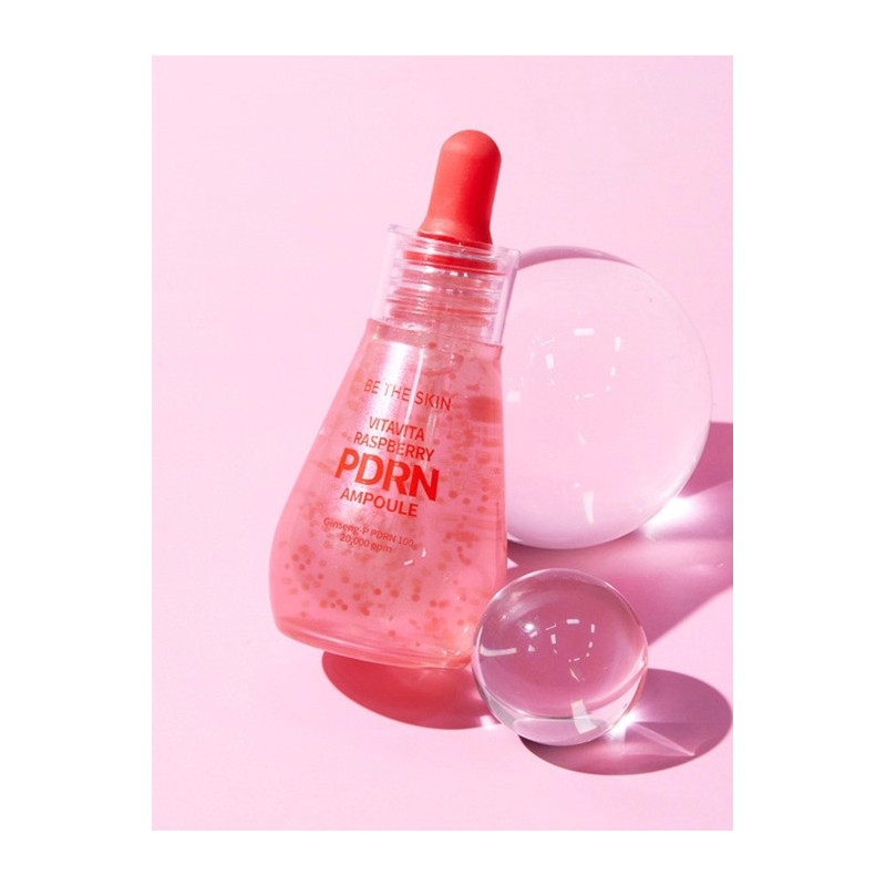 VitaVita Raspberry PDRN Toner Pad + Ampoule + Cream SET