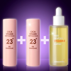 Derma Share [2+1] Multi Balm Whitening Wrinkle Improvement Acne Spots Moisturizing Elasticity Cica Ampoule Balm 11g x 2 + Ampoule 50mL / [2+1] 멀티밤 미백 주름개선 여드름 기미 보습 탄력 시카 앰플밤11g 2개+앰플50mL
