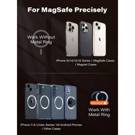 EZHIZHEYU Magnetic Cellphone Holder for Backpack Strap and Shoulder Strap,Use As Hiking/Climbing/Outdoor Phone Holder and Ensures Your Phone is Safe