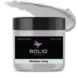 Gray Pigment Paste for Epoxy Resin, Nimbus Gray, 2oz Jar - Resin Pigment, Epoxy Resin Dye Paste, Epoxy Paint, Resin Paste Pigment, Epoxy Resin Color Pigment Paste, Mica Powder Paste