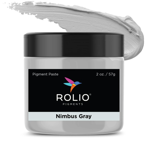 Gray Pigment Paste for Epoxy Resin, Nimbus Gray, 2oz Jar