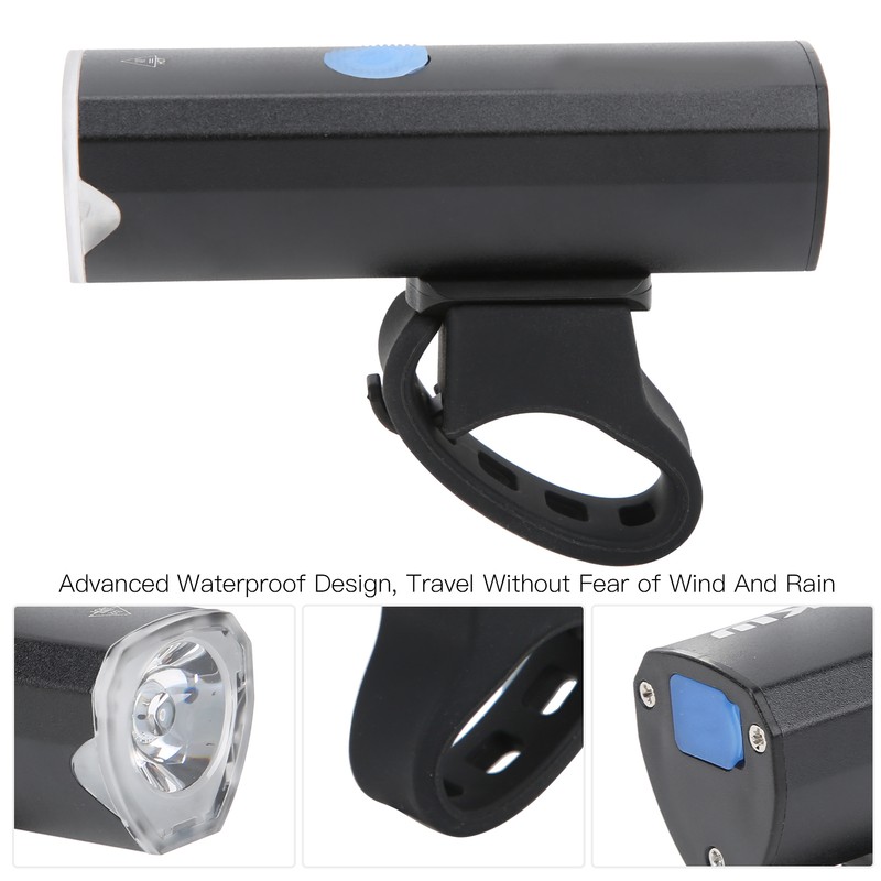 Bike Light Waterproof 2000 MAh USB Rechargeable 4 Modes Mountain