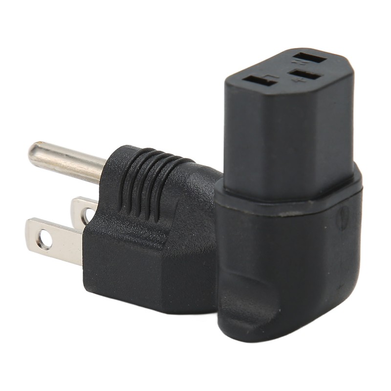 4pcs for NEMA 5‑15P to IEC320 C13 Converter 90 Degree