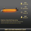 Gempro LED Front Fender Side Marker Lights Assembly Smoke Lens
