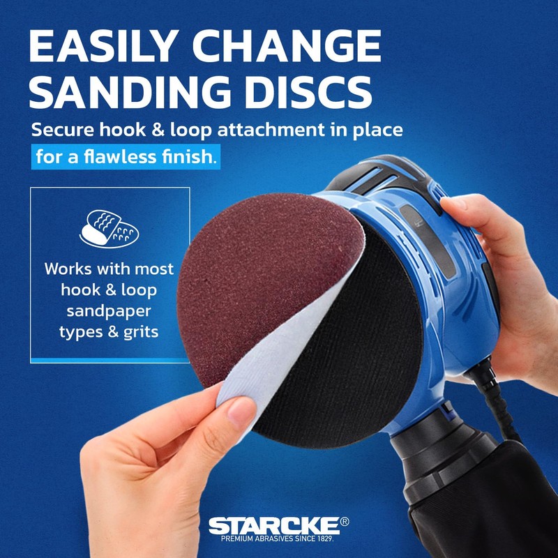 8 inch Sanding Disc Self Stick Orbital Sander Pads 25