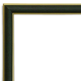 Square Frame BH-18F Acrylic 13.8 x 13.8 inches (350 x 350 mm) Green (GR) with Wall Button Hooks (M-080)