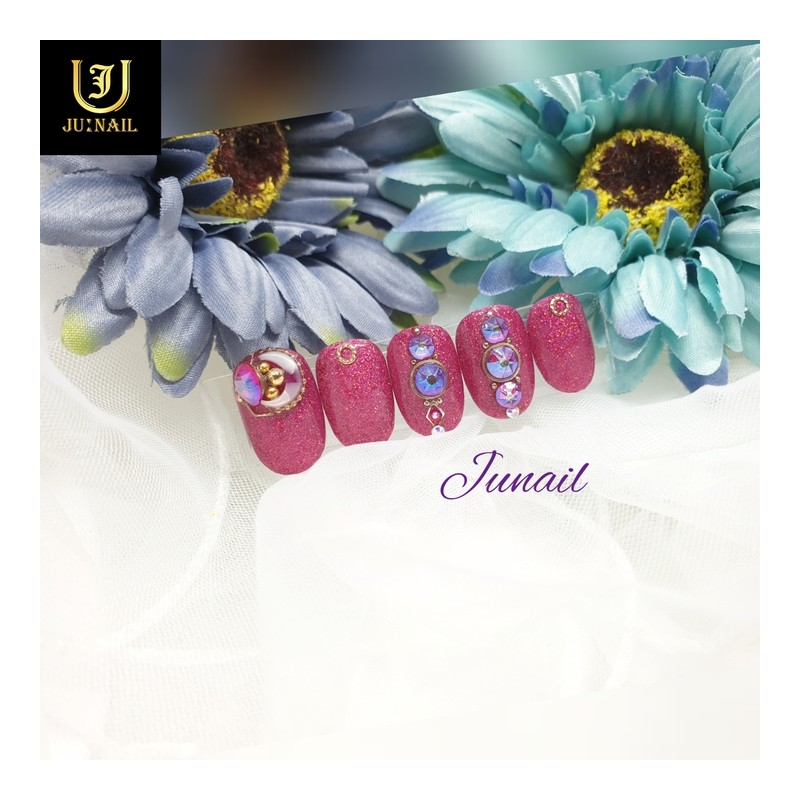 ✨Sunshine Rose handmade nail tips✨ - Short ballerina / ✨선샤인로즈