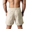 JOTOOK Men's Casual Drawstring Corduroy Shorts Elastic Waist Summer Shorts