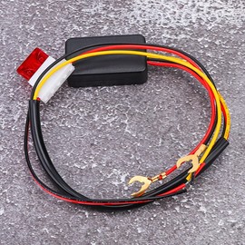 Qillu Daylight Automatic Lighting Unit, LED Day Running Light Controller, 12-18V LED Only, Car Control, LEDDRL Kit, Equipped with Time Lapse Power Off Function, 15 Seconds Delay, Compatible with All Vehicles