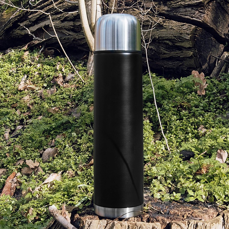GRÄWE Thermos Flask, 1 Litre Stainless Steel Drinking Bottle, Thermos