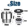 Bestgle 2 Set Shower Flow Reducer Limiter Water Saver Adapter