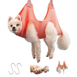 Grooming Hammock, Dogs, Pets, Cats, Trimming, Nail Clippers, Prevents Rampage, Lifting Teeth, Cleaning Ears, Paw Care, Pet Beauty, Hammock, Small Dogs, Medium Dogs, Home Care, Pet Supplies, Small Size