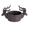Hazenkamp Bottle Holder Reindeer Decorative Brass 11 x 23 cm