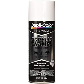 Dupli-Color Epae11000 Premium Acrylic Enamel Spray Paint (Pae110 Gloss White 12 Oz), 12. Fluid_Ounces