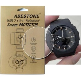Abestone [Pack of 3] 1.1 inch (28 mm) diameter round watch protective film, suitable for smooth and durable LCD screen protector on flat lens surfaces, 99% transmittance, scratch prevention