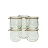 Weck 746 0.36 Liter Tulip Jar, 12.5 Oz - Set