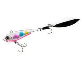 DUEL (デュエル) Lure Spintail Hardcore Solid Spin Sea Bass, Flounder 【 Fishing Gear, Saltwater, Freshwater, Sea Bass 】 2.2 inches (55 mm), 1.1 lbs (32 g) F1184-HRCA-Aka Hara Candy