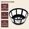 Fill 'n Brew Reusable Coffee Filter Basket for Most Coffe