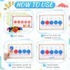 Nezyo 10 Pcs Phonemic Awareness Games Magnetic Dry Erase Board