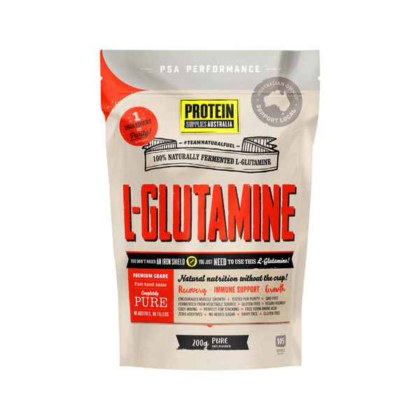 Protein Supplies Australia L-Glutamine 200g
