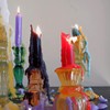 Candlestock Hippie Drippy Drip Candles - Pack of 6 Dripping