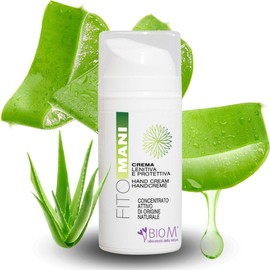 BioM Laboratorio della Natura - Intensive reparierende Handcreme, Anti-Aging und parfümiert, feuchtigkeitsspendend für trockene und rissige Hände mit Aloe Vera und Sheabutter - 100 ml