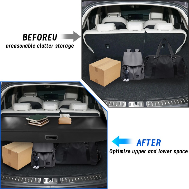 fender_king2024 For 2022-2024 Genesis GV70 Retractable Trunk Cargo Cover Luggage