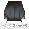 SecosAutoparts Front Driver Side Top Lean Back Replacement Leather Seat