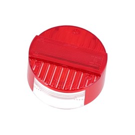 VEBCO Rear Light Cap Round, Red, Diameter 120 mm with KZB - Simson S50, S51, S70, S53, S83, KR51/2 Schwalbe, SR50, SR80
