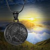 QGJNSGC Urn Necklace for Ashes Celtic Knot Cremation Jewelry for