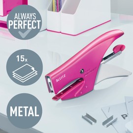 Leitz Mod. 5547 - staplers (81 x 26 x 166 mm, Pink)