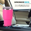 Redlemon Vaso Térmico de Acero Inoxidable con Tapa Hermética (800