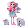Enchantimals GTM30 Elephant Family Play Set and Dolls, Toy for